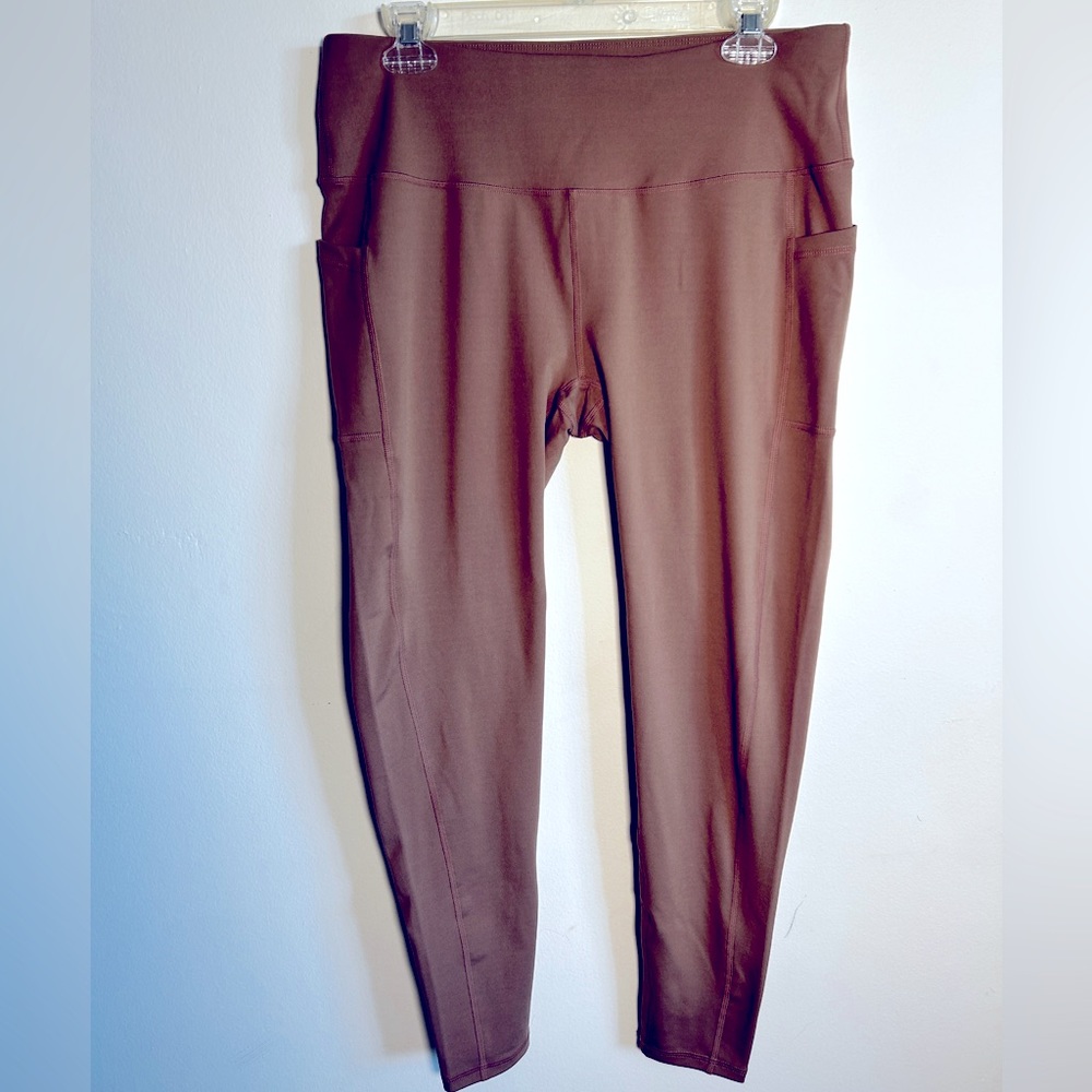 Tan Long Yoga Pant New W/O Tag